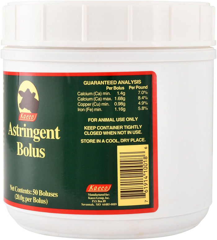 Astringent Bolus, 50 count - KK1C - 2