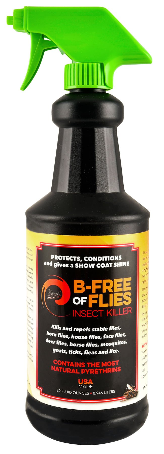 B - Free of Flies - Bug Killer for Flies & Mosquitoes - EQB1 - B - Free of Flies, quart - 1