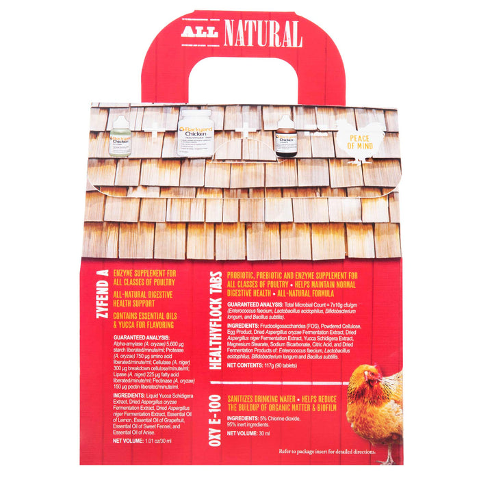 Backyard Chicken 3 - Pack Health Pack, supports 25 chicks for 50 days - DBCB1 - 3