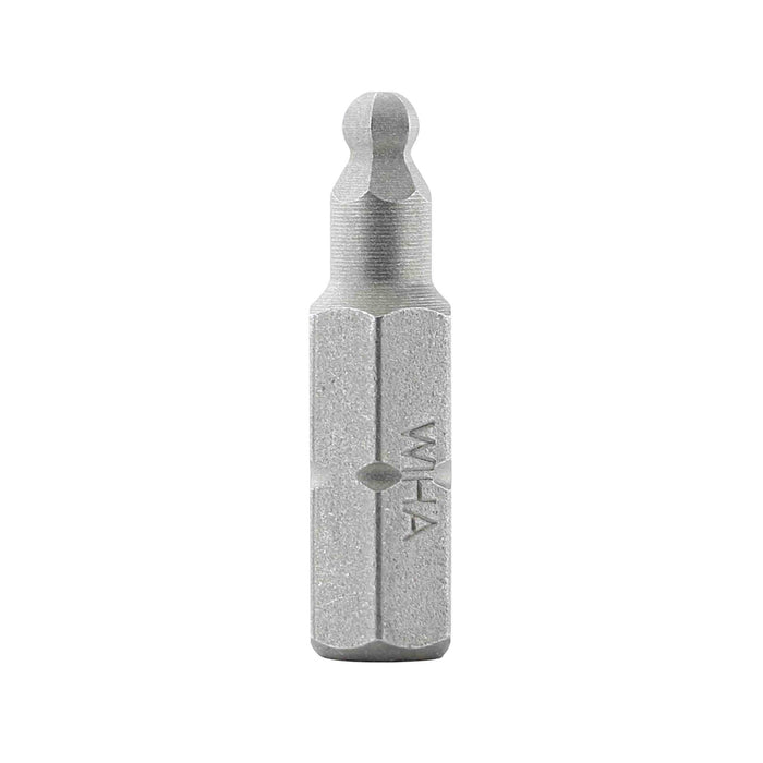 Wiha 71703 Ball End Hex Bit 1/8 - 25mm - 10 Pack