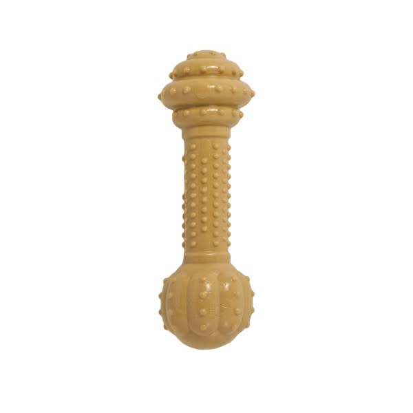 Barbell Power Chew, Peanut Butter, Medium/Wolf, Up to 35 lbs - N9ZD - Peanut Butter - Medium/Wolf - 4