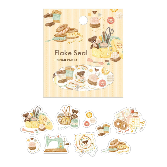 Bear & Sewing Flake Seal