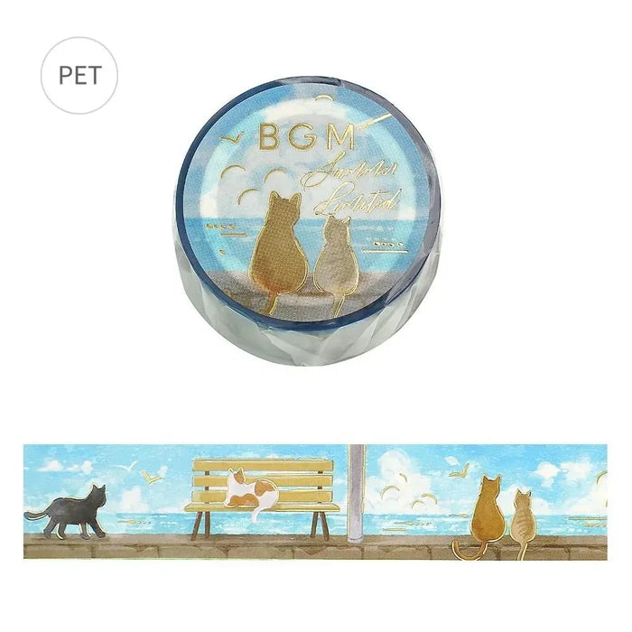 BGM Cats at the Beach Tape w Foil | Limited Seasonal Edition