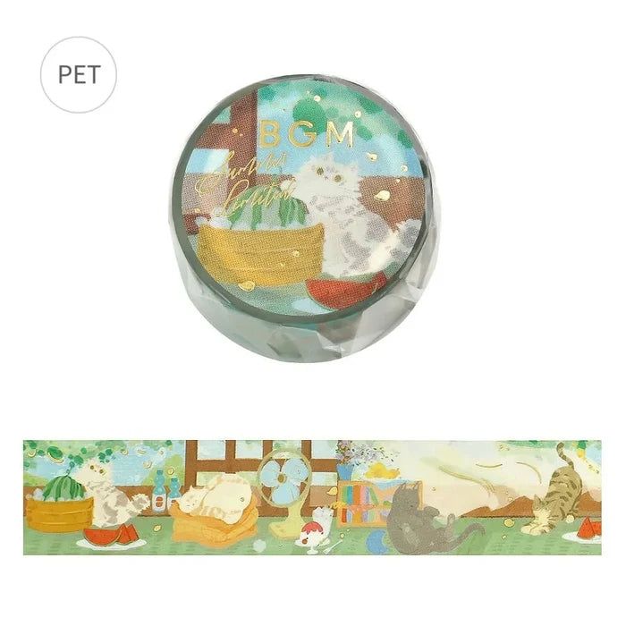 BGM Cats' Summer Vacation Tape w Foil | Limited Seasonal Edition