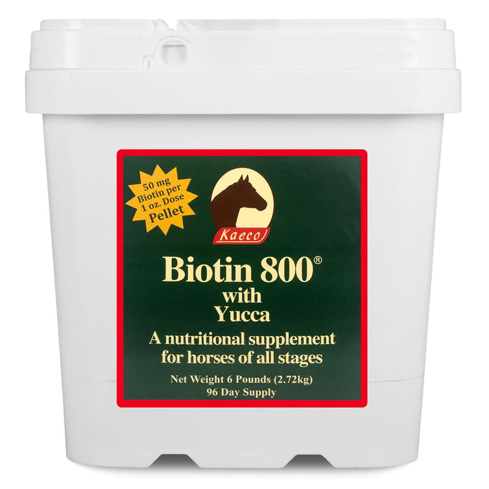 Biotin 800 Pellets Equine Supplement - KKB5 - 6 lb Biotin 800 Pellets - 1