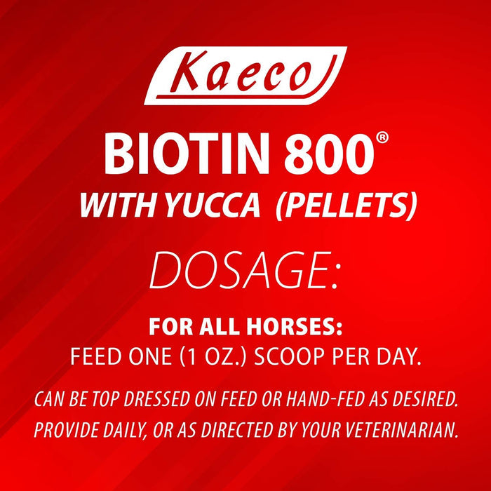 Biotin 800 Pellets Equine Supplement - KKB5 - 6 lb Biotin 800 Pellets - 2