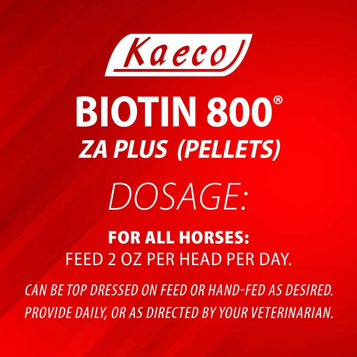 Biotin 800 ZA Plus Pelleted Hoof Builder for Horses - KK1B - 3