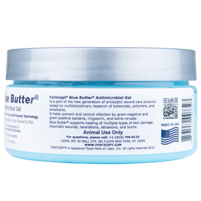 Forticept Blue Butter Antimicrobial Healing Gel for Dogs & Cats - FT212 - 8 oz - 2