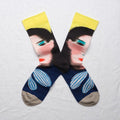 Bonne Maison Blurred Face | Midcalf Sock