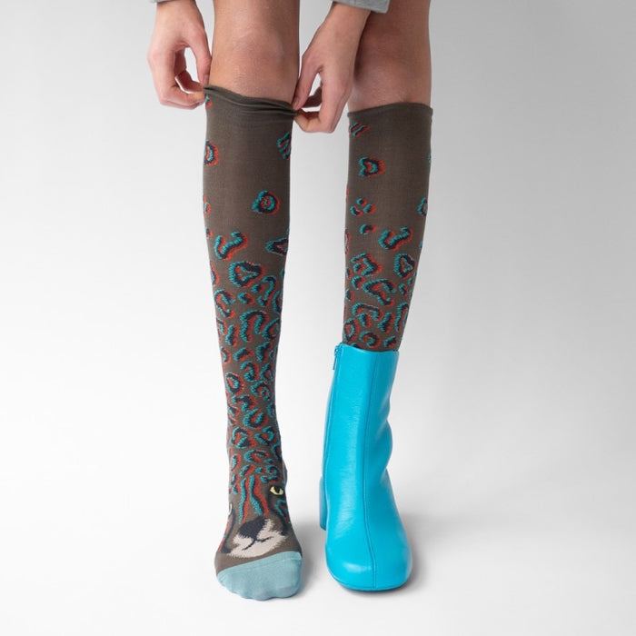 Bonne Maison Leopard | Knee High