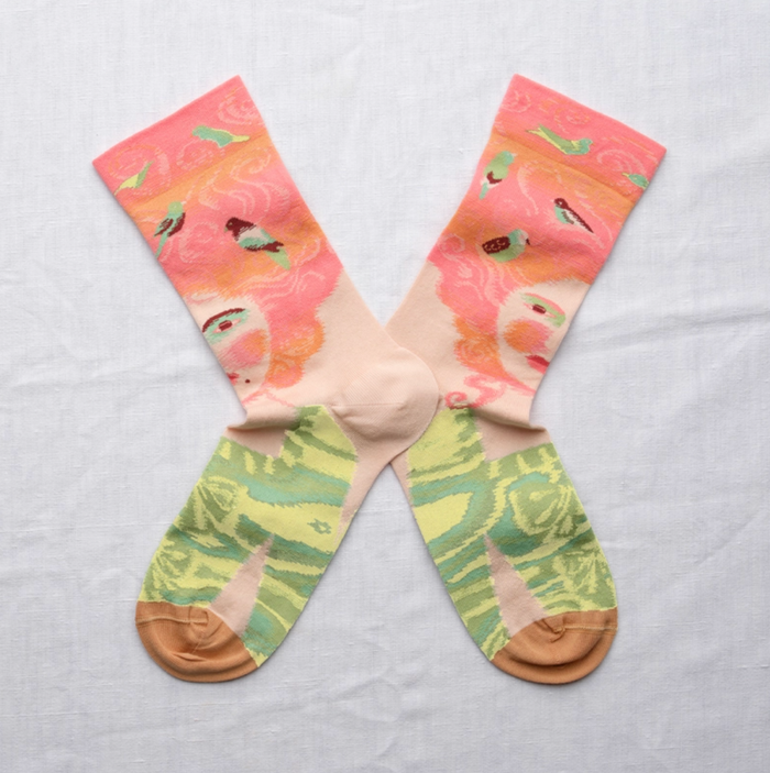 Bonne Maison Marie-Antoinette Rosebud | Midcalf Sock