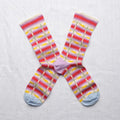 Bonne Maison Pink Stripe | Midcalf Sock