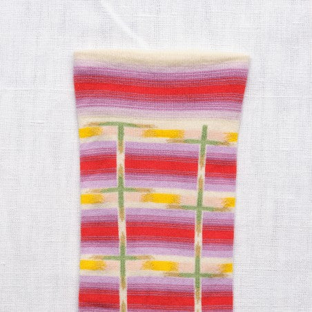 Bonne Maison Pink Stripe | Midcalf Sock