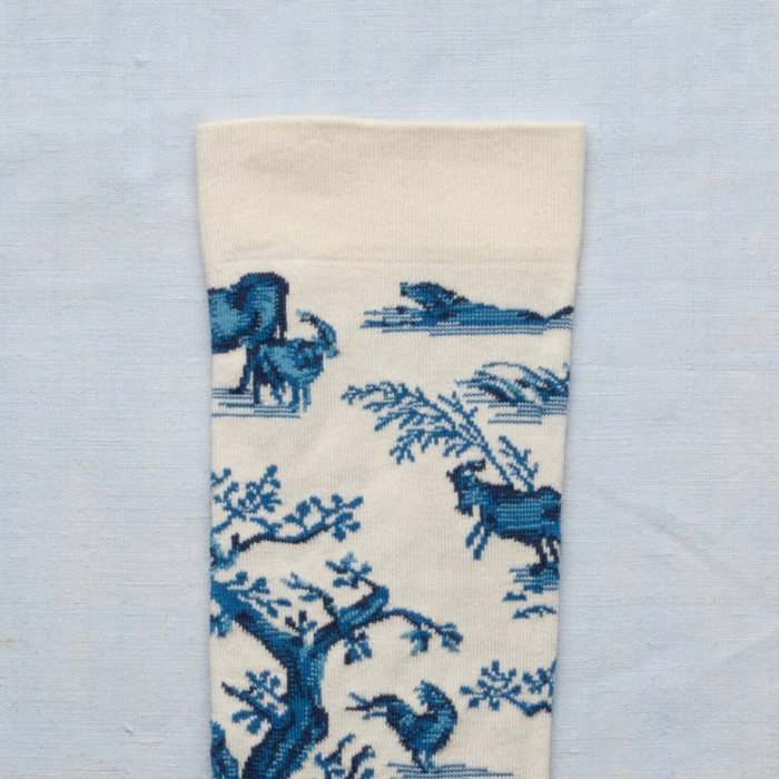 Bonne Maison Toile de Jouy - Countryside Delights | Midcalf Sock