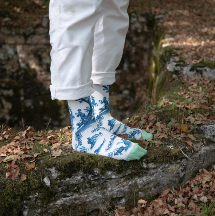 Bonne Maison Toile de Jouy - Countryside Delights | Midcalf Sock
