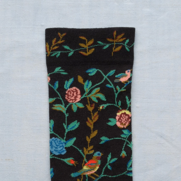 Bonne Maison Toile de Jouy - Flowers and Birds | Midcalf Sock