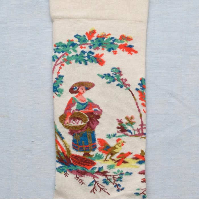 Bonne Maison Toile de Jouy - La Jardinière | Midcalf Sock