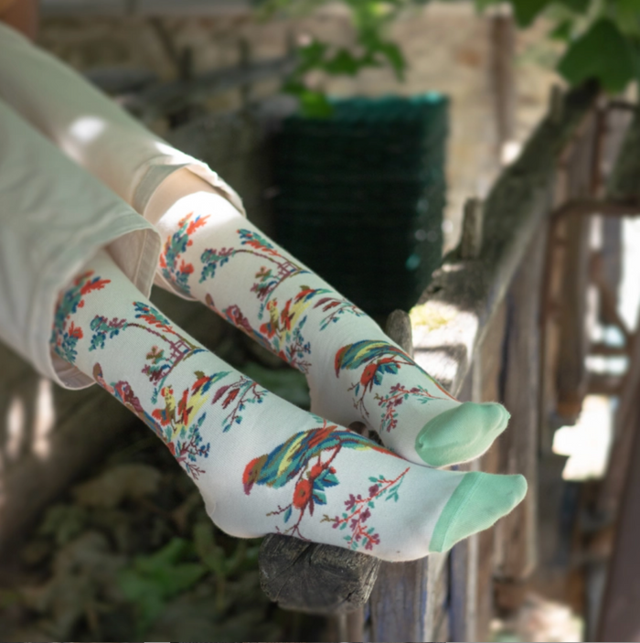Bonne Maison Toile de Jouy - La Jardinière | Midcalf Sock