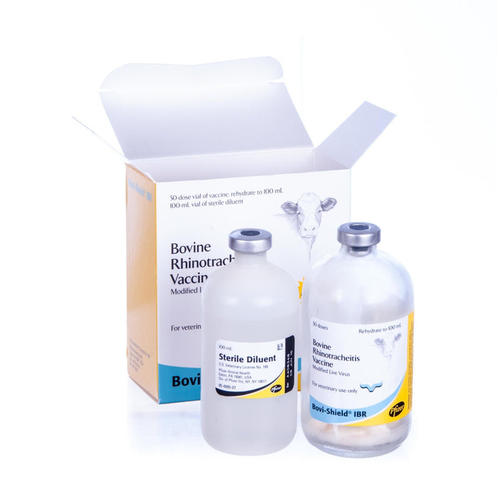 Bovi - Shield IBR Rhinotracheitis Cattle Vaccine, 50 Dose - N2AA - 50 Dose Vial - 3