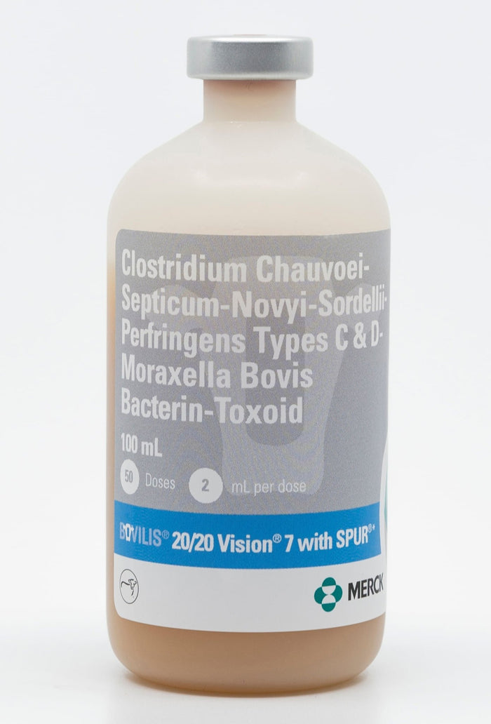Bovilis 20/20 Vision 7 with Spur Cattle Vaccine - I6VN - 50 Dose - 2