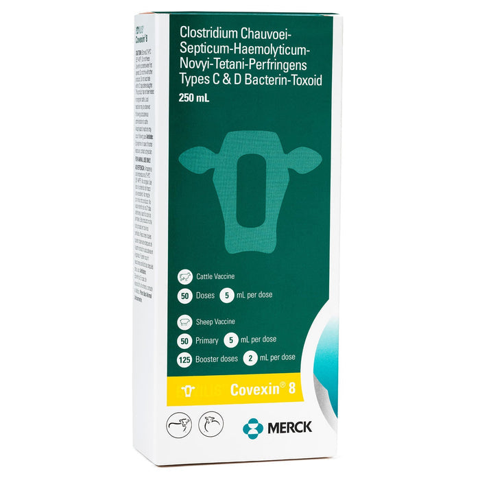 Bovilis Covexin 8 Vaccine for Cattle & Sheep - SHC7 - 50 Dose - 5