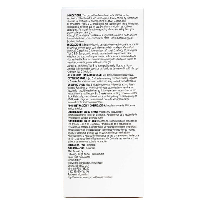 Bovilis Covexin 8 Vaccine for Cattle & Sheep - SHC7 - 50 Dose - 6