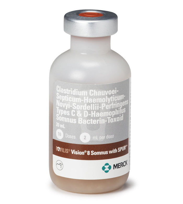 Bovilis Vision 8 Somnus with Spur Cattle Vaccine - I6VJ - 10 Dose - 1