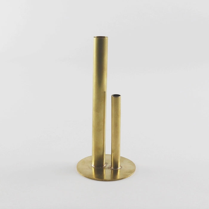 Brass Flower Vase – Multi-Height Cylinders