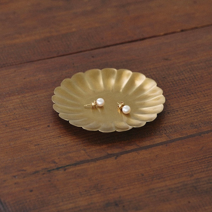 Brass Scallop Plate | Small