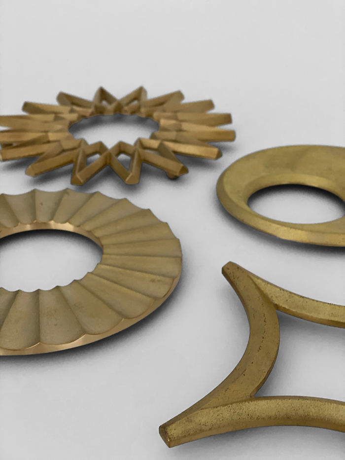 Brass Trivet | Moon