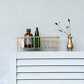 Brass Wire Basket: Slender