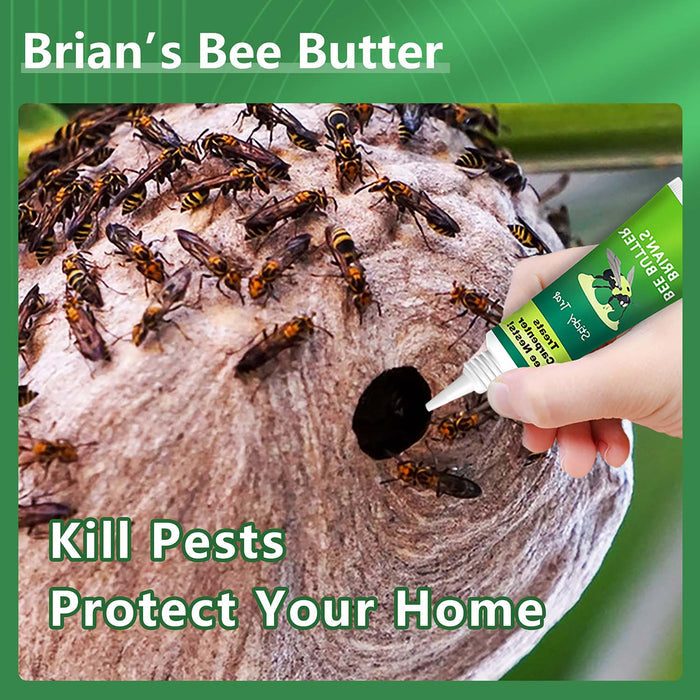 Brian's Bee Butter Sticky Trap for Carpenter Bees, Wasps, & Ants, 3 oz - BBTD - 3 oz - 2