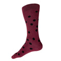 Bubble Socks | Maroon + Black
