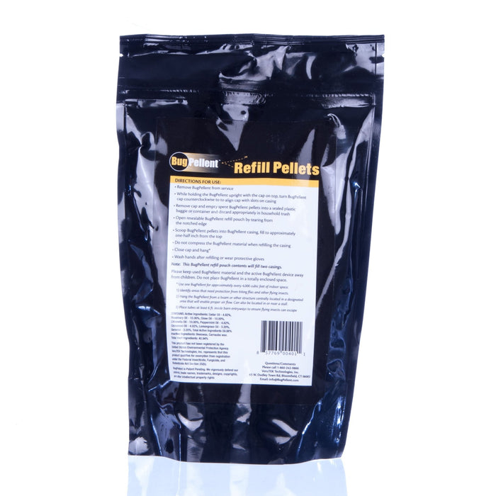 BugPellent Natural Fly & Insect Repellent Starter Kit & Refills - Chemical - Free Barn & Stable Pest Control - 5YZK - Refill 2 pk - 3
