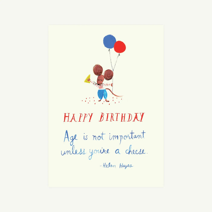 Camembert and Cake Card