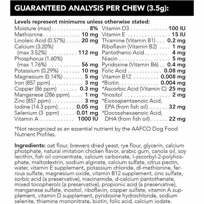 Canine Plus Dog MultiVitamin, 30 Bite - Sized Chews - 015VS-090091E-030 - Vegetable Flavor - 4