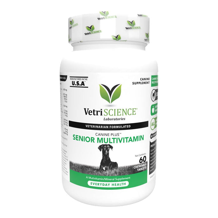 Canine Plus Senior Multivitamin Formula for Older Dogs, 60 Chewable Tablets - 015VS-090086F-060 - 1