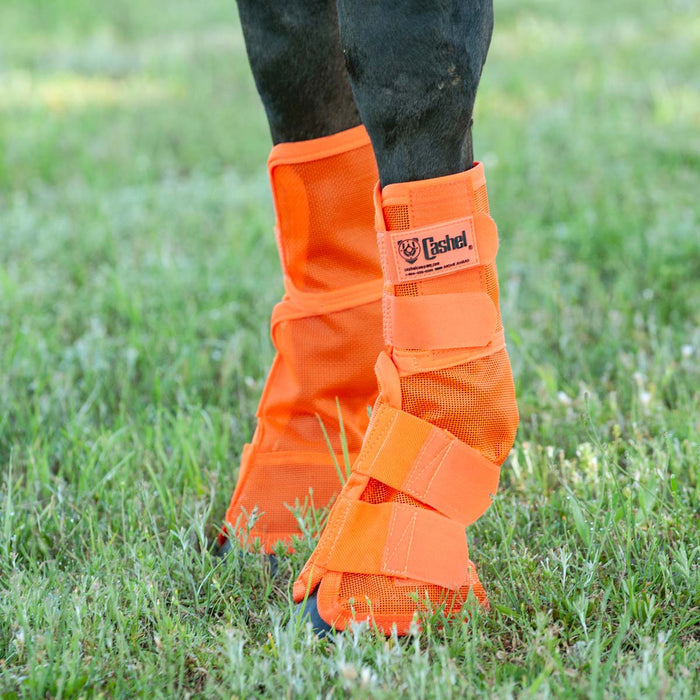 Cashel Crusader Horse Fly Boots Contoured Fit Leg Guards, Set of 2 - QLDP - Wounded Warrior Blue - Cob/Arabian - 2 Pack - 6