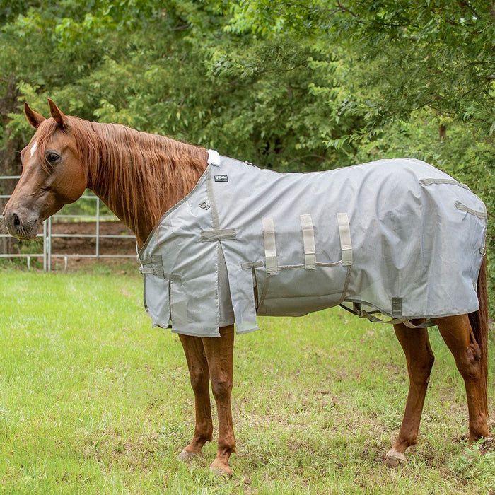 Lightweight Fly Sheet for Horses - QL1JD - Grey - 57 - 59 - 1