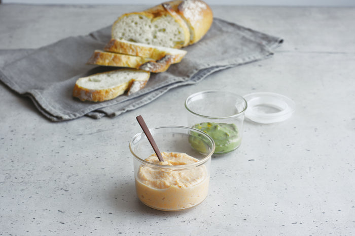 CAST Stackable Glass Containers | 80x60mm | set of 4 | 6 oz