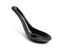 Ceramic Soup Spoon | Black and brown