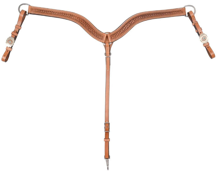 Circle Y Dawson Breast Collar, Full - RD1G3 - Old West Brown - Full - 1