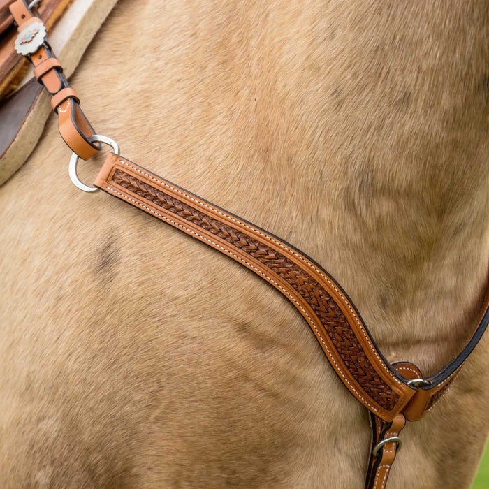 Circle Y Dawson Breast Collar, Full - RD1G3 - Old West Brown - Full - 2