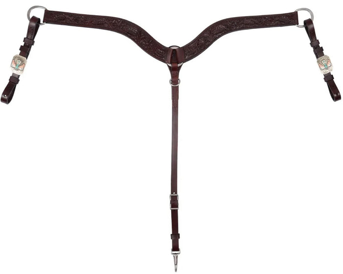 Circle Y Great Oak Breast Collar, Full - RD1G2 - Walnut - Full - 1