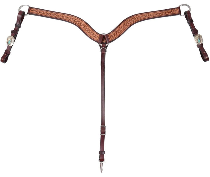 Circle Y Montana Breast Collar, Full - RD1G4 - Vintage Brown - Full - 1