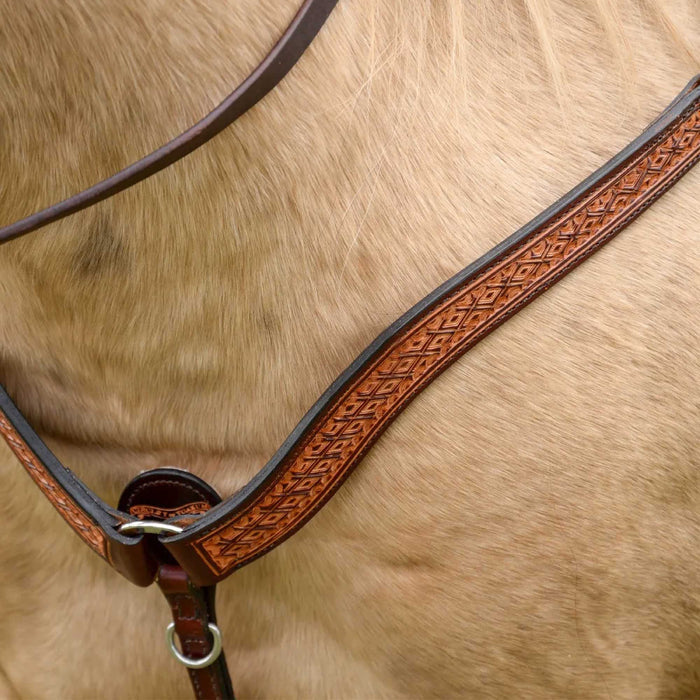 Circle Y Montana Breast Collar, Full - RD1G4 - Vintage Brown - Full - 2