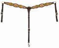 Circle Y Texas Grace Breast Collar, Full - RD1G7 - Chocolate Brown - Full - 1