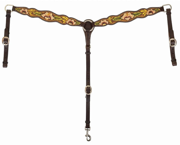 Circle Y Texas Grace Breast Collar, Full - RD1G7 - Chocolate Brown - Full - 1