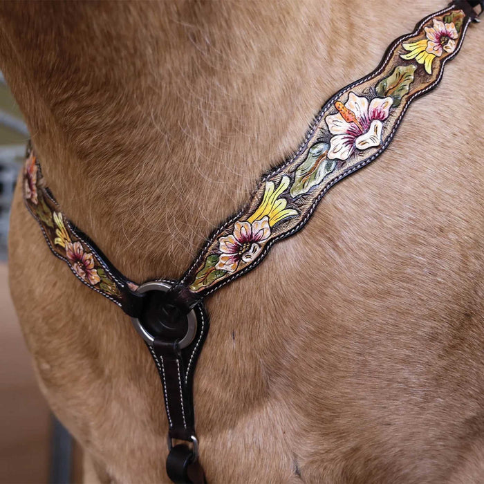 Circle Y Texas Grace Breast Collar, Full - RD1G7 - Chocolate Brown - Full - 2