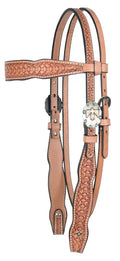 Circle Y Windsor Browband Headstall, Full - RD1FL - Light Brown - Full - 1